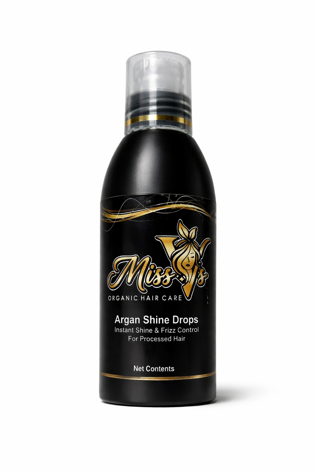 Miss V Argon shine drops (black series)